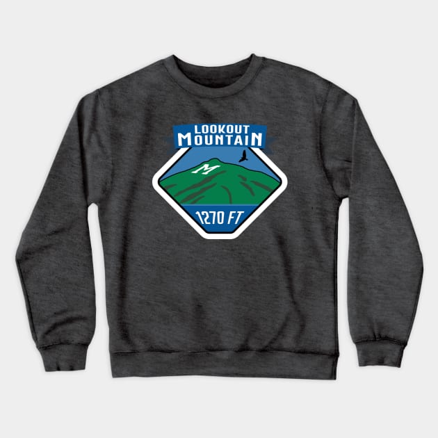 Lookout Mountain Colorado Crewneck Sweatshirt by zealology